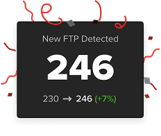 AI FTP Detection interface